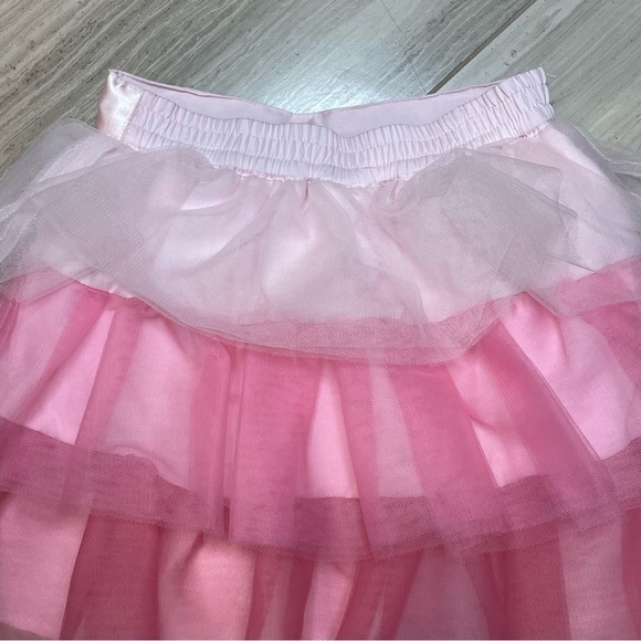 Janie and Jack Ombre Tiered Tulle Skirt Ballet Twirl Formal Holiday Trip Pink 2T - Picture 8 of 13
